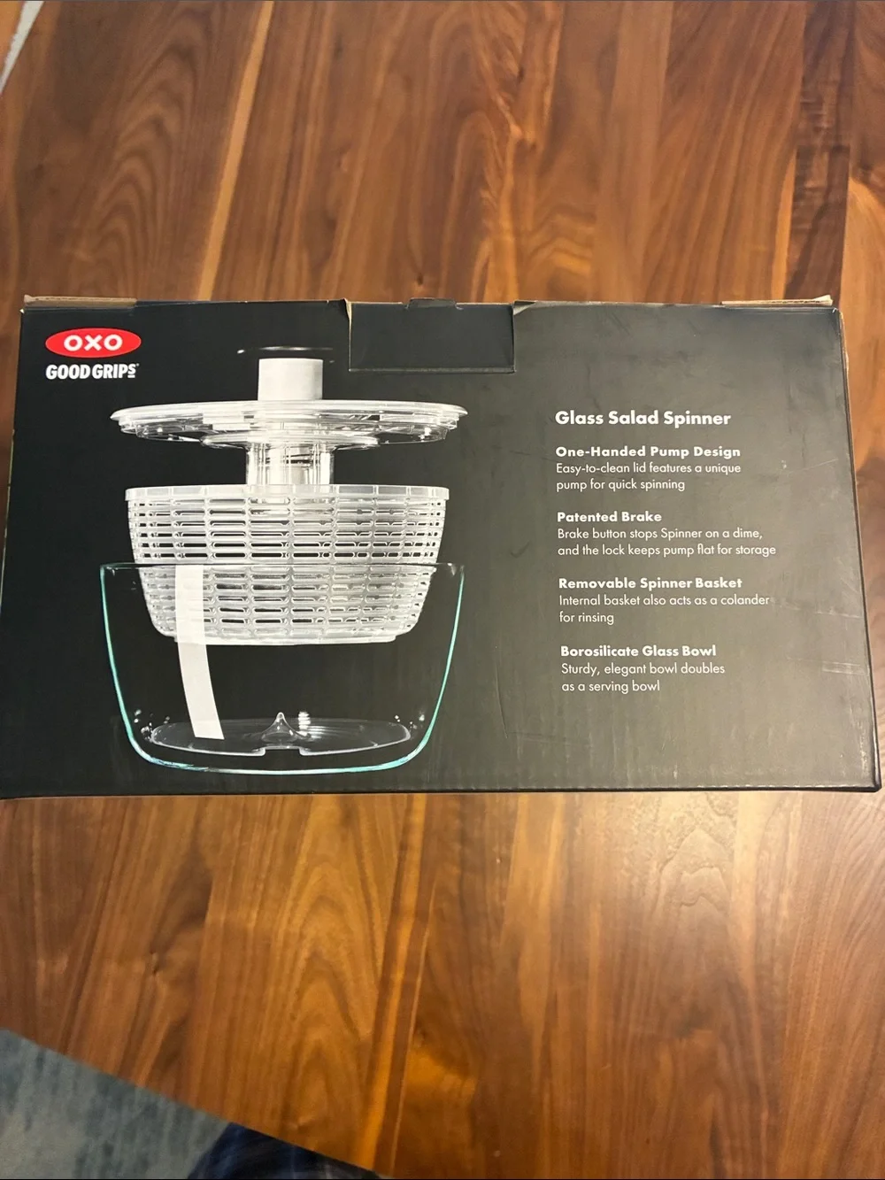 Brand New Oxo Good Grips Glass Salad Spinner